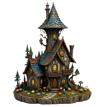 Fantasy cottage reference image
